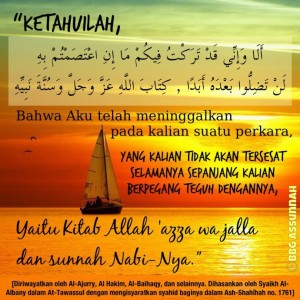 Kunci Selamat dari Kesesatan adalah Berpegang Teguh dengan Manhaj Salaf