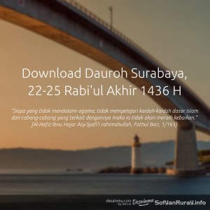Download Dauroh Surabaya Rabi'ul Akhir 1436 H