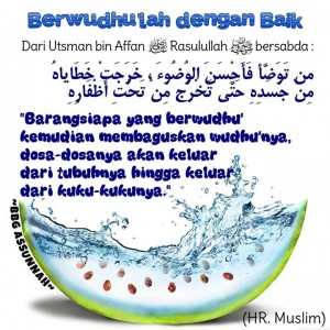 Berwudhu Sesuai Sunnah