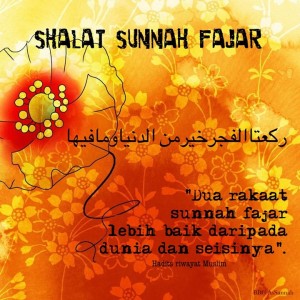 Sholat Sunnah Fajar